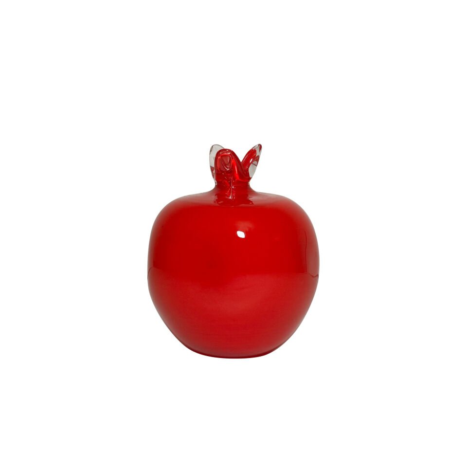 HAND-SCULPTED RUBY POMEGRANATE