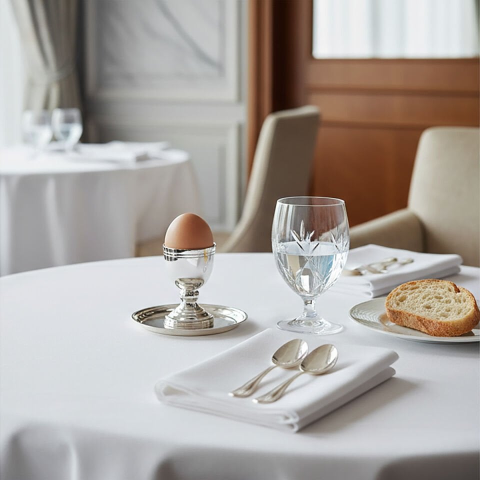 THE GRAND EGG CUP WITH SAUCER